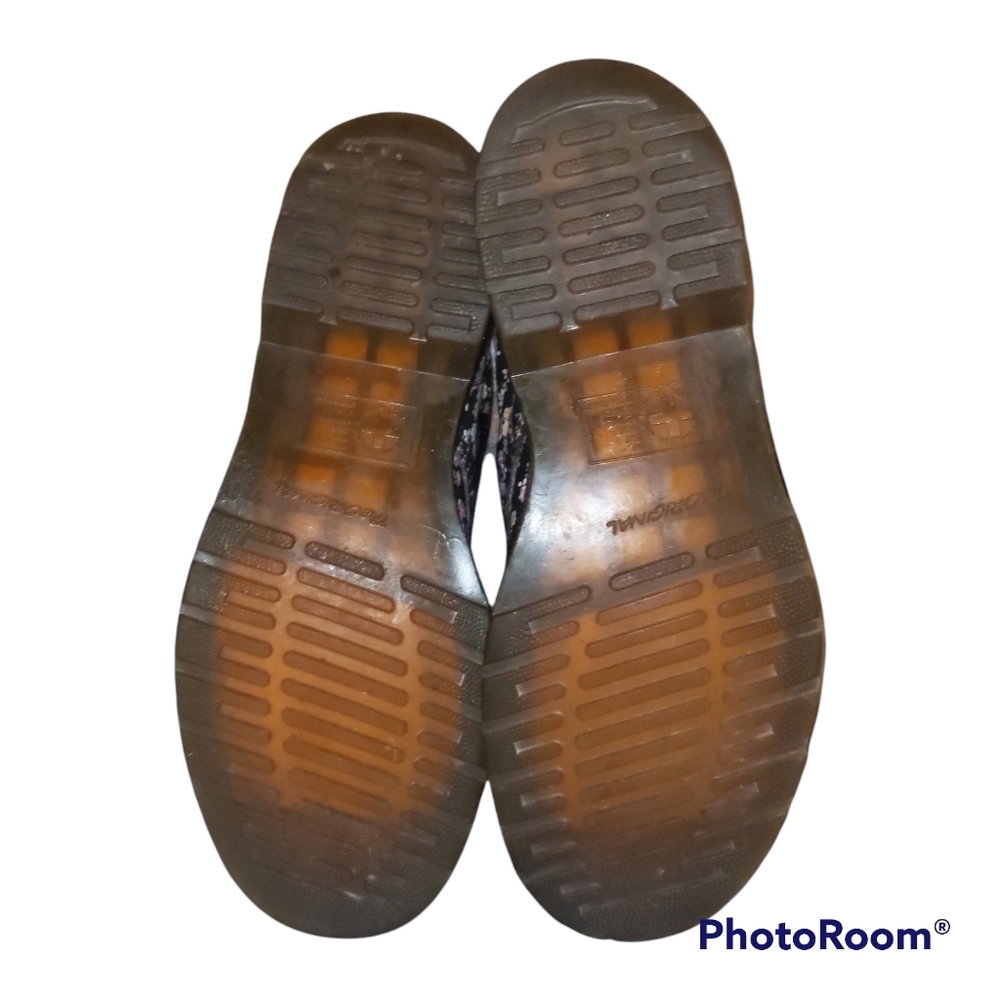 Dr. Martens leather calico floral print Pascals 1460 - Picture 8 of 16